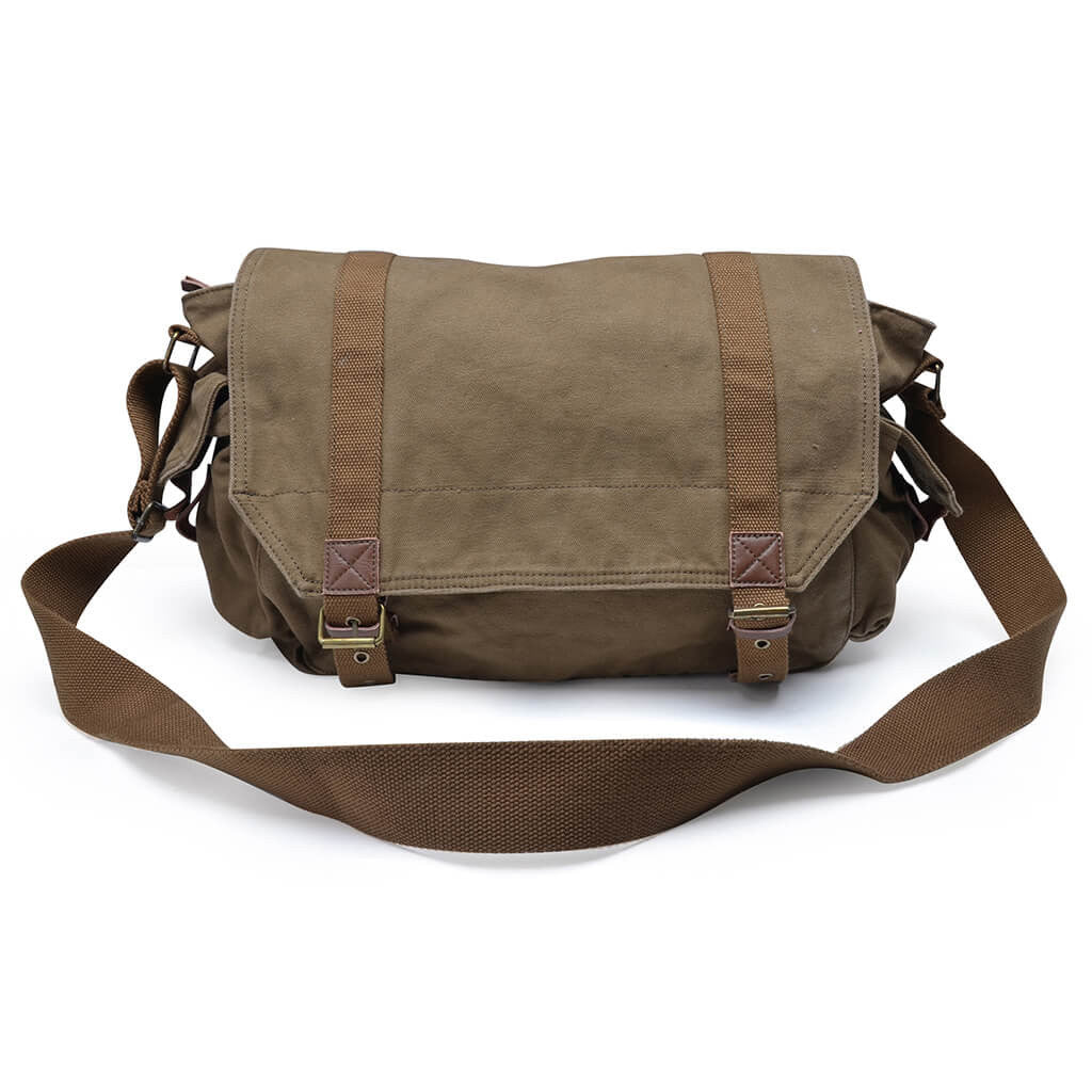 Dispatch canvas messenger bag for commuting and work