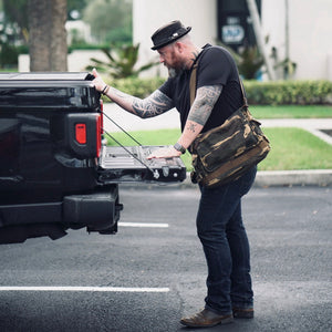 truck bag camo canvas shoulder bag 30622