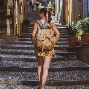 canvas backpack gootium