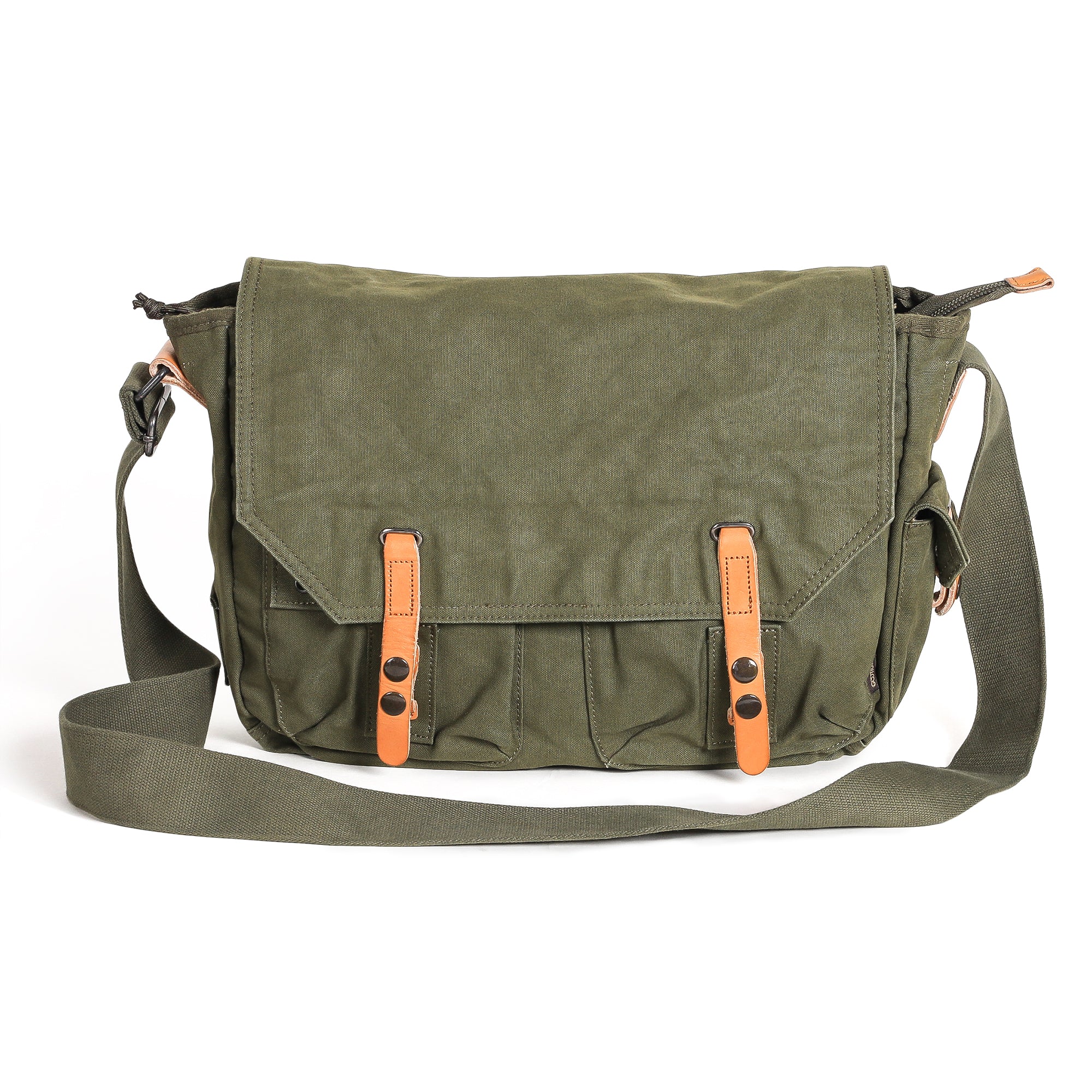 Vintage Canvas Messenger Bag #G2355 - Gootium