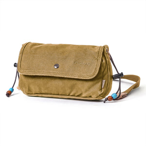 Gootium Canvas Zippered Flap Purse #G2004