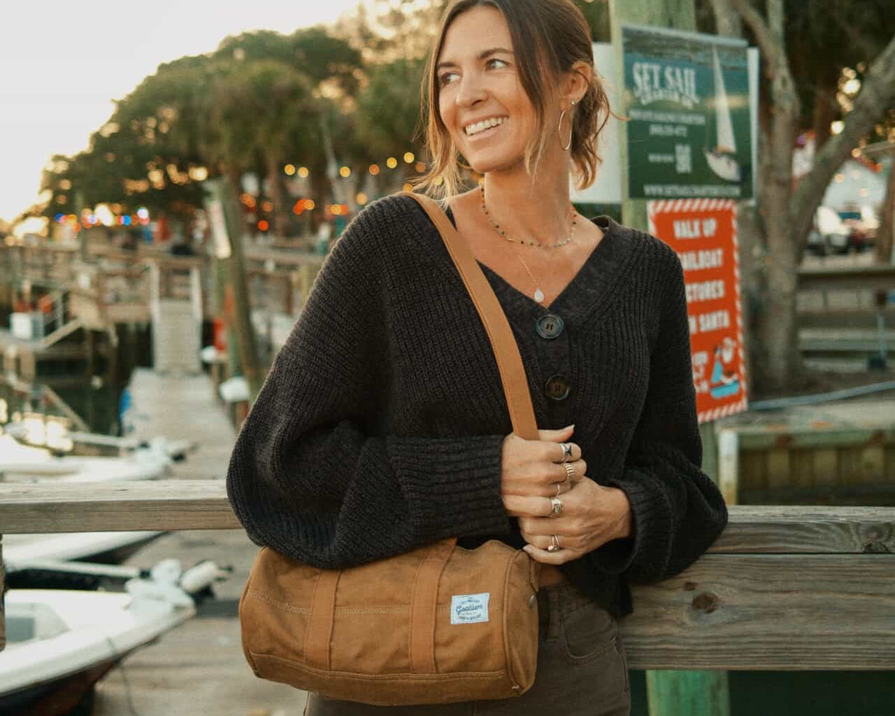Gootium Heritage Mini Duffel | Heavyweight Herringbone Canvas #H2511