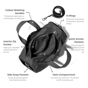 Gootium Heritage Mini Duffel | Heavyweight Herringbone Canvas #H2511