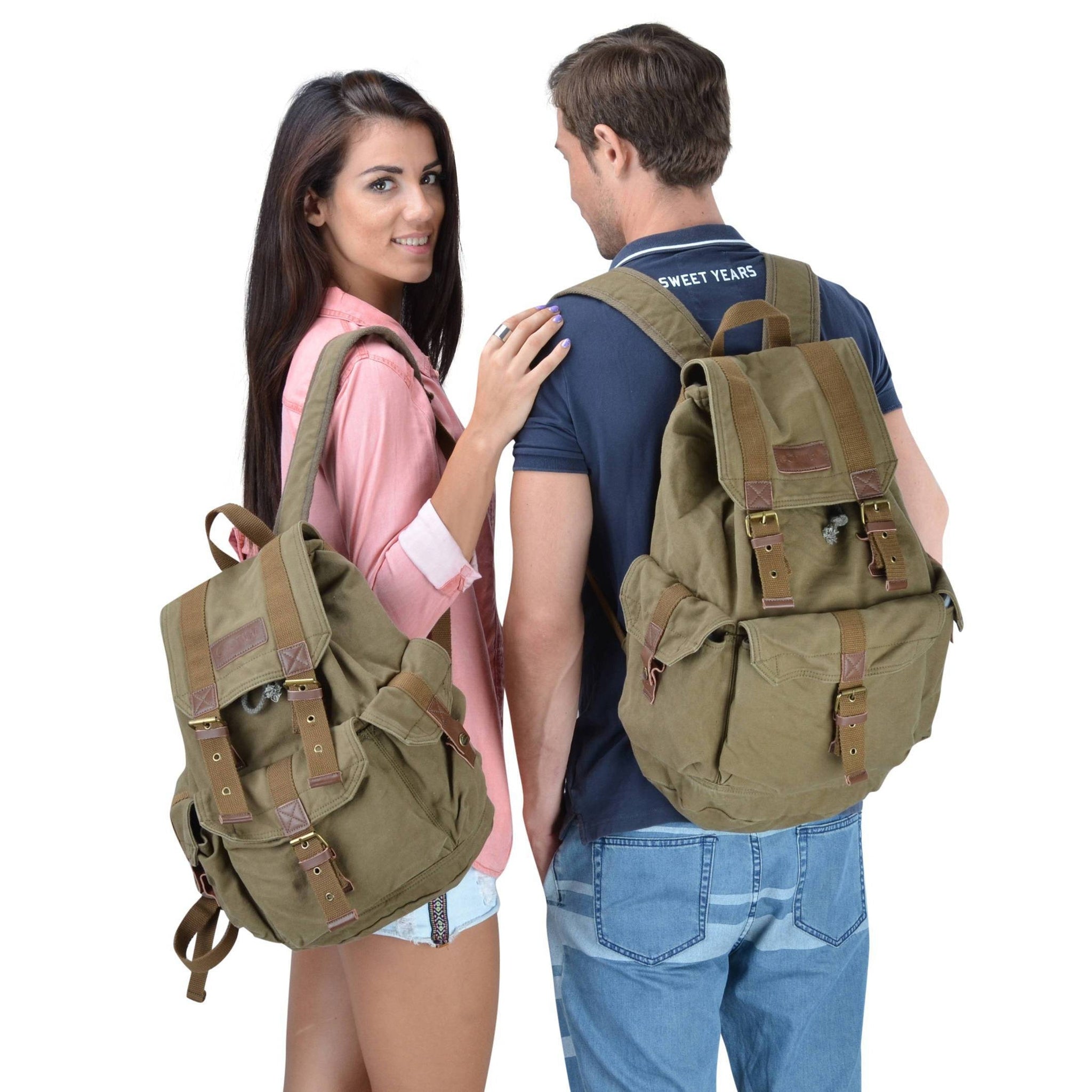 Gootium 21101 Specially High Density Thick Canvas Backpack Rucksack