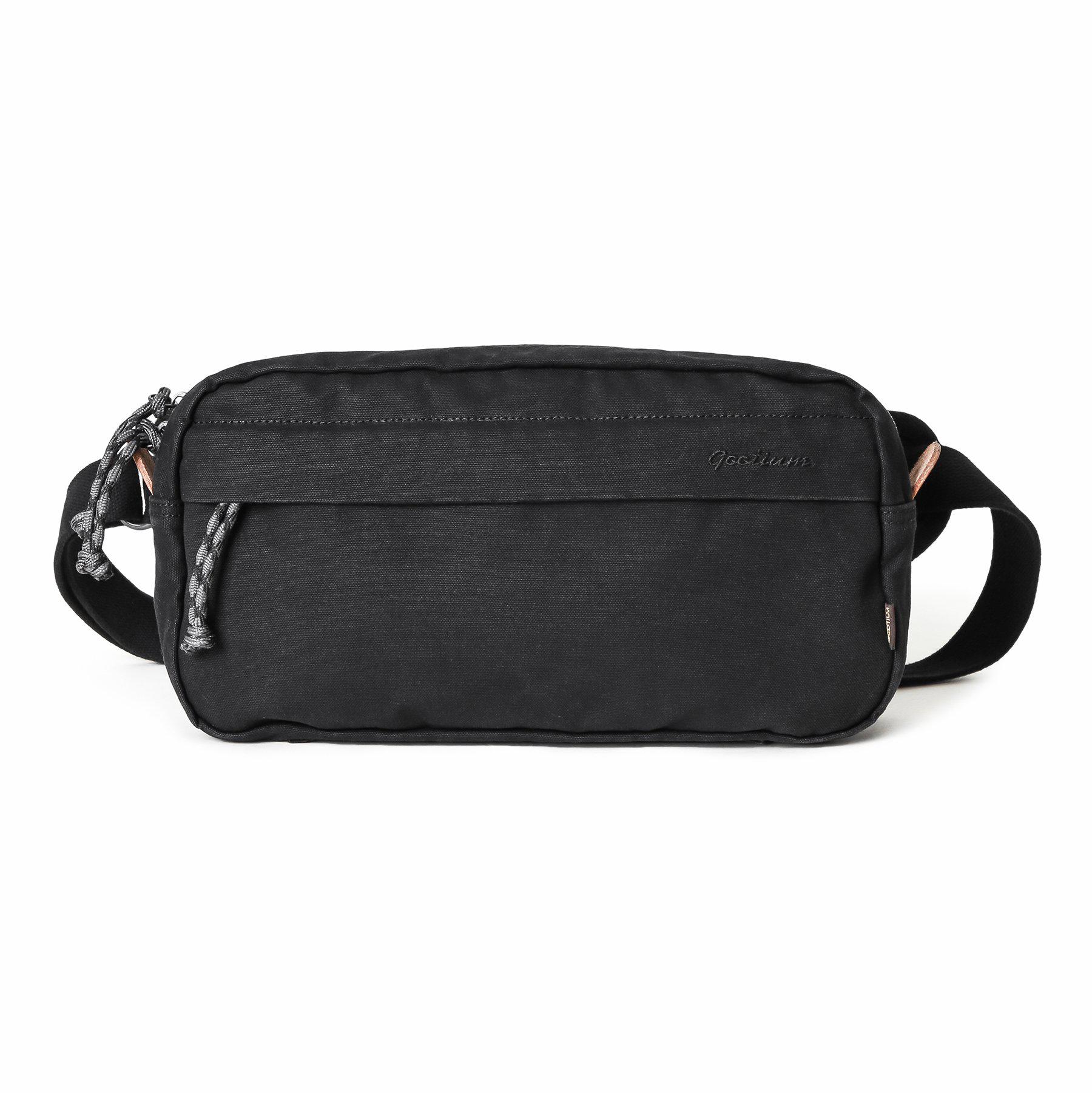 canvas crossbody bags for travel The Nova Sling — Slim Bag EDC Māori fish hooks - Squat Racks Polyester and Cotton Canvas Size:8'0