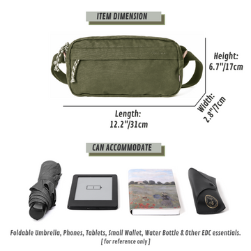 Gootium - 30829AMG - Sac en bandoulière Canvas Crossbody Satchel #30829 - Gootium