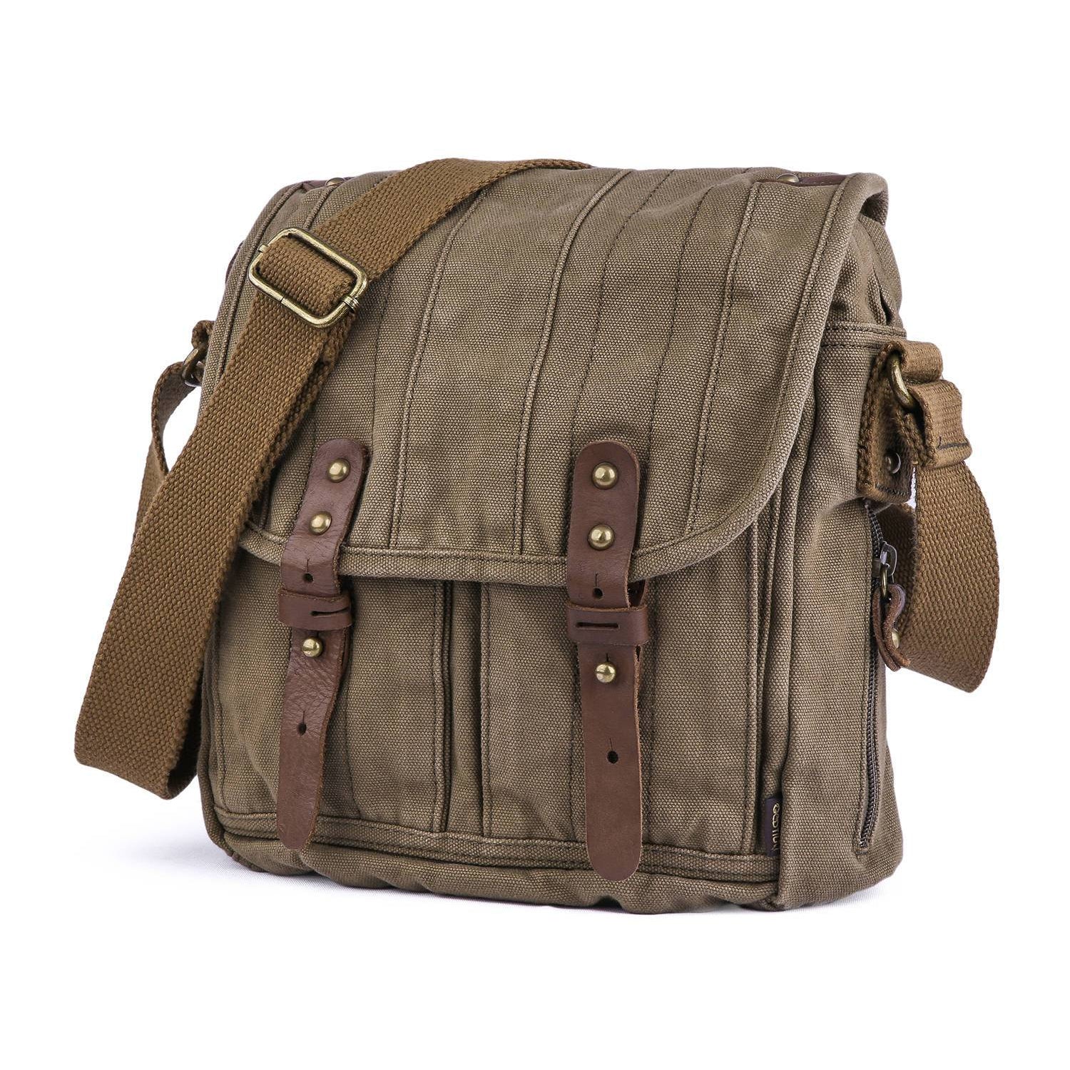 Men Canvas Cross Body Shoulder Messenger Bag School Bags Vintage Travel  Satchel