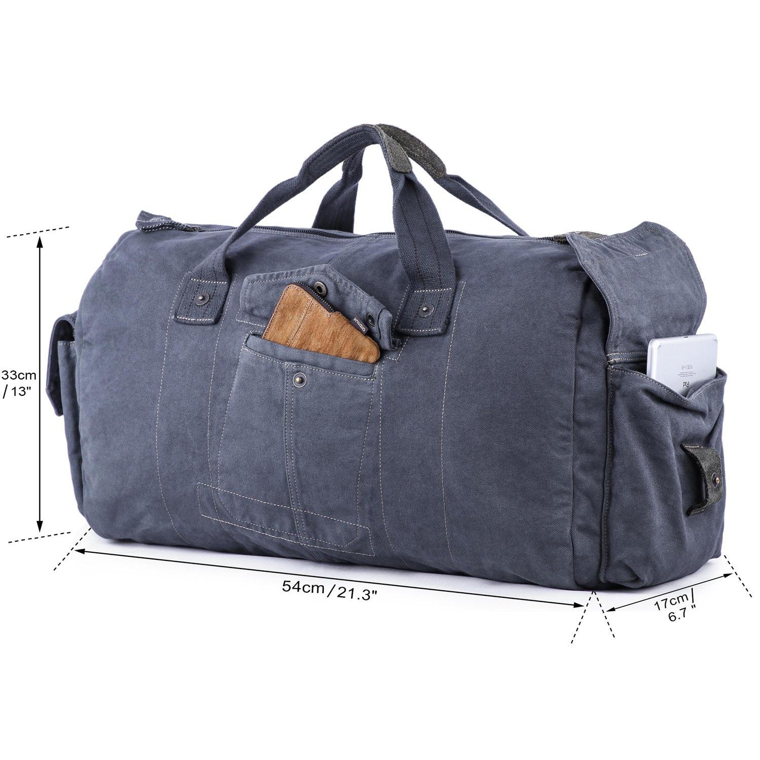 The Voyager Canvas Duffel 40L — Factory Seconds Deal