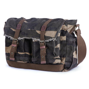 Gootium Canvas Frayed Style Messenger Bags #80808