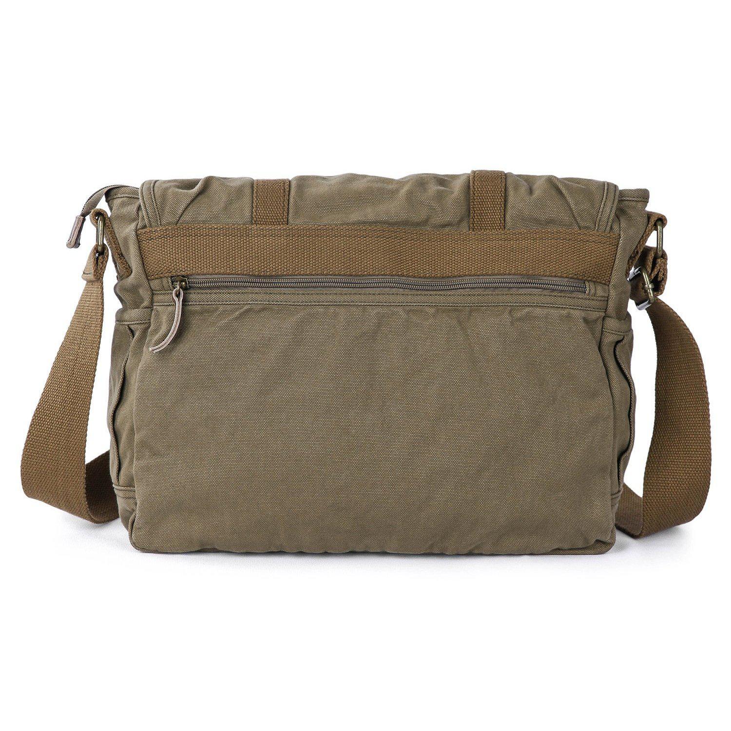 Fashion Large Capacity Water-washed Canvas Crossbody Bag