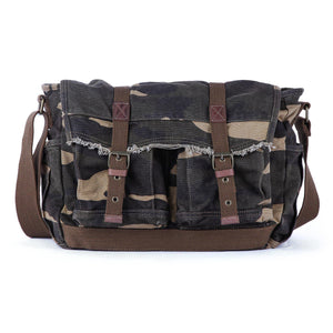 Gootium Canvas Frayed Style Messenger Bags #80808