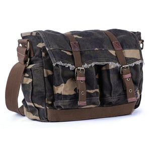 Gootium Canvas Frayed Style Messenger Bags #80808