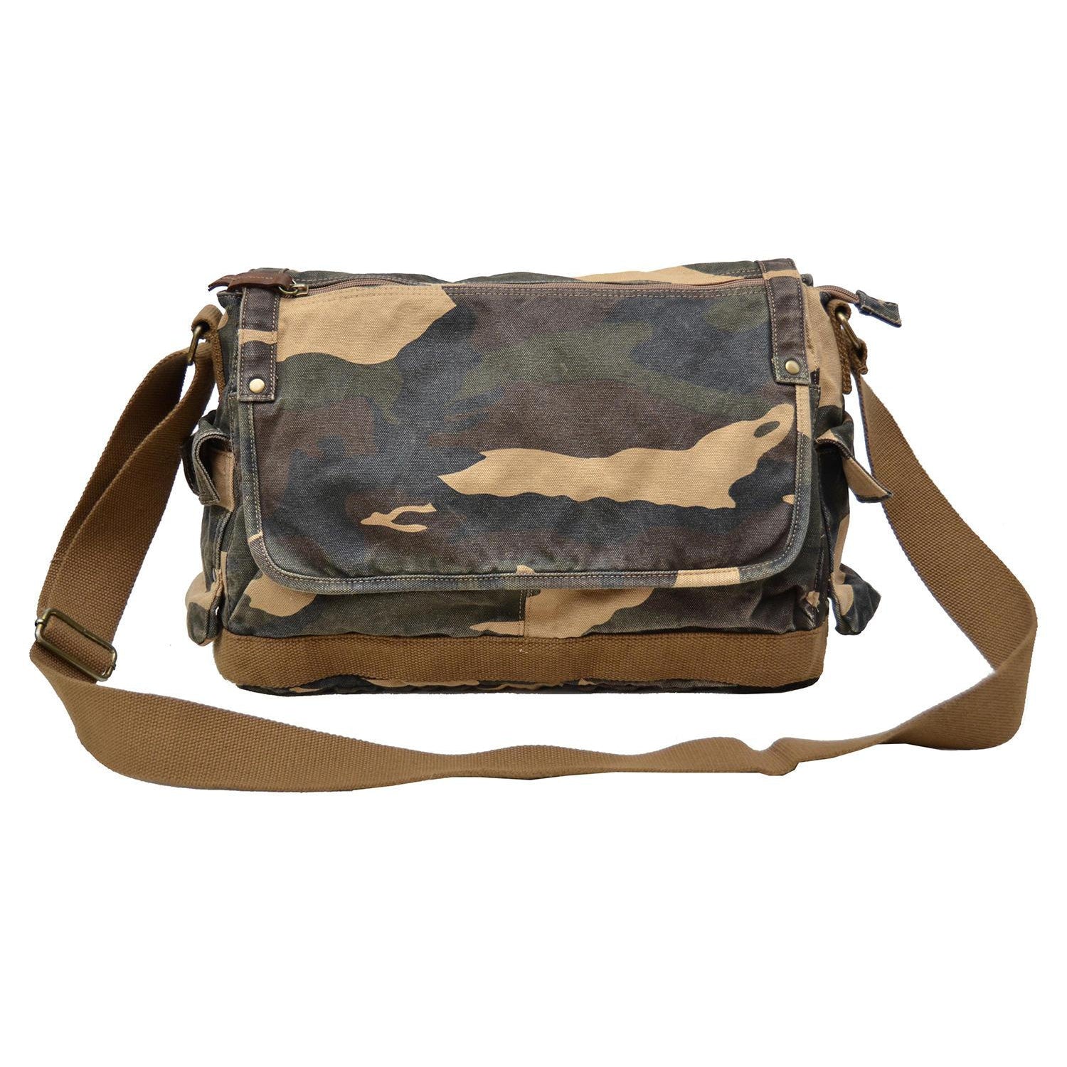 Canvas Frayed Style Messenger Bags #80808