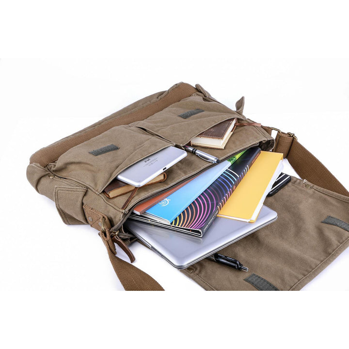 Gootium Canvas Messenger Bags #30622
