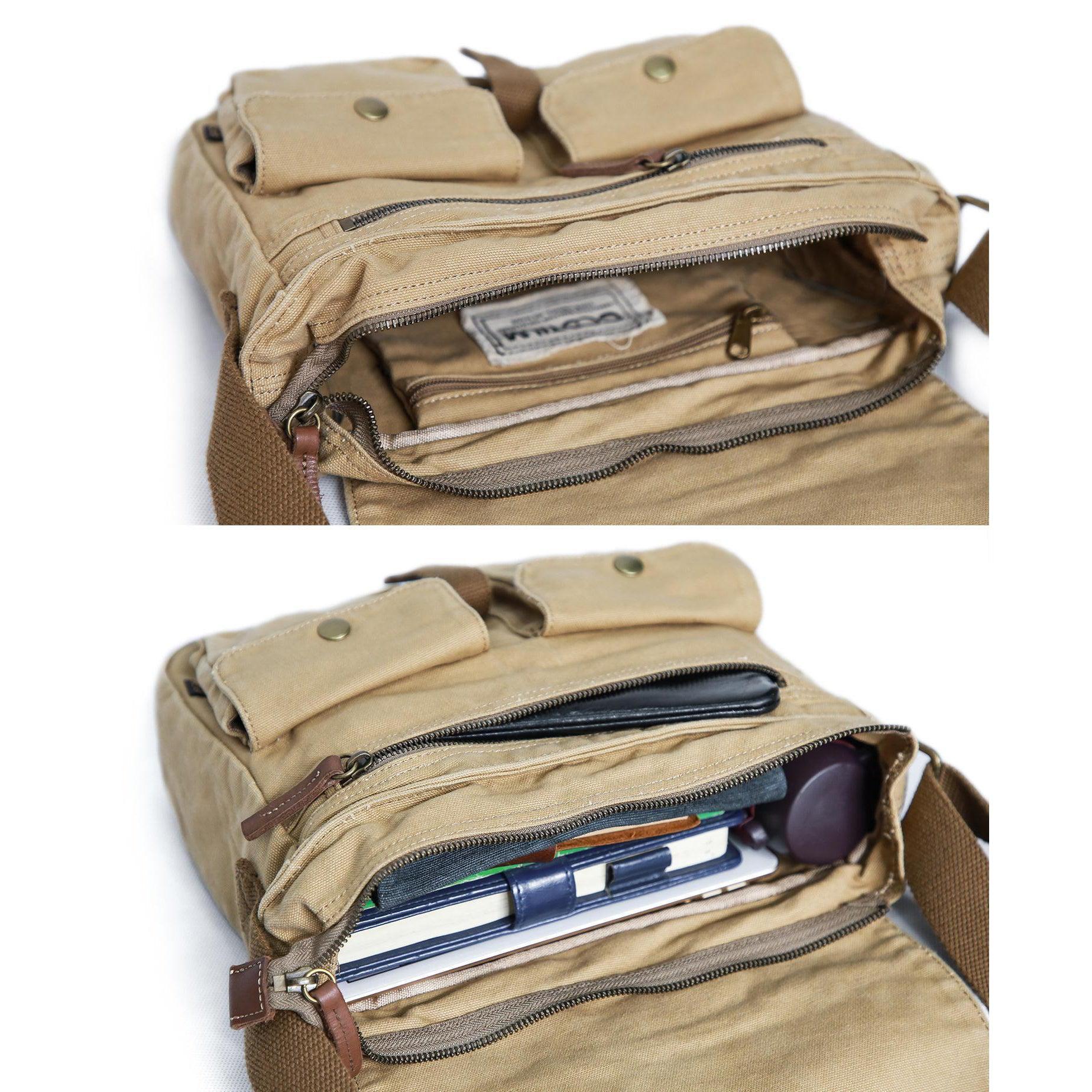 Gootium Canvas Messenger Bags #30624