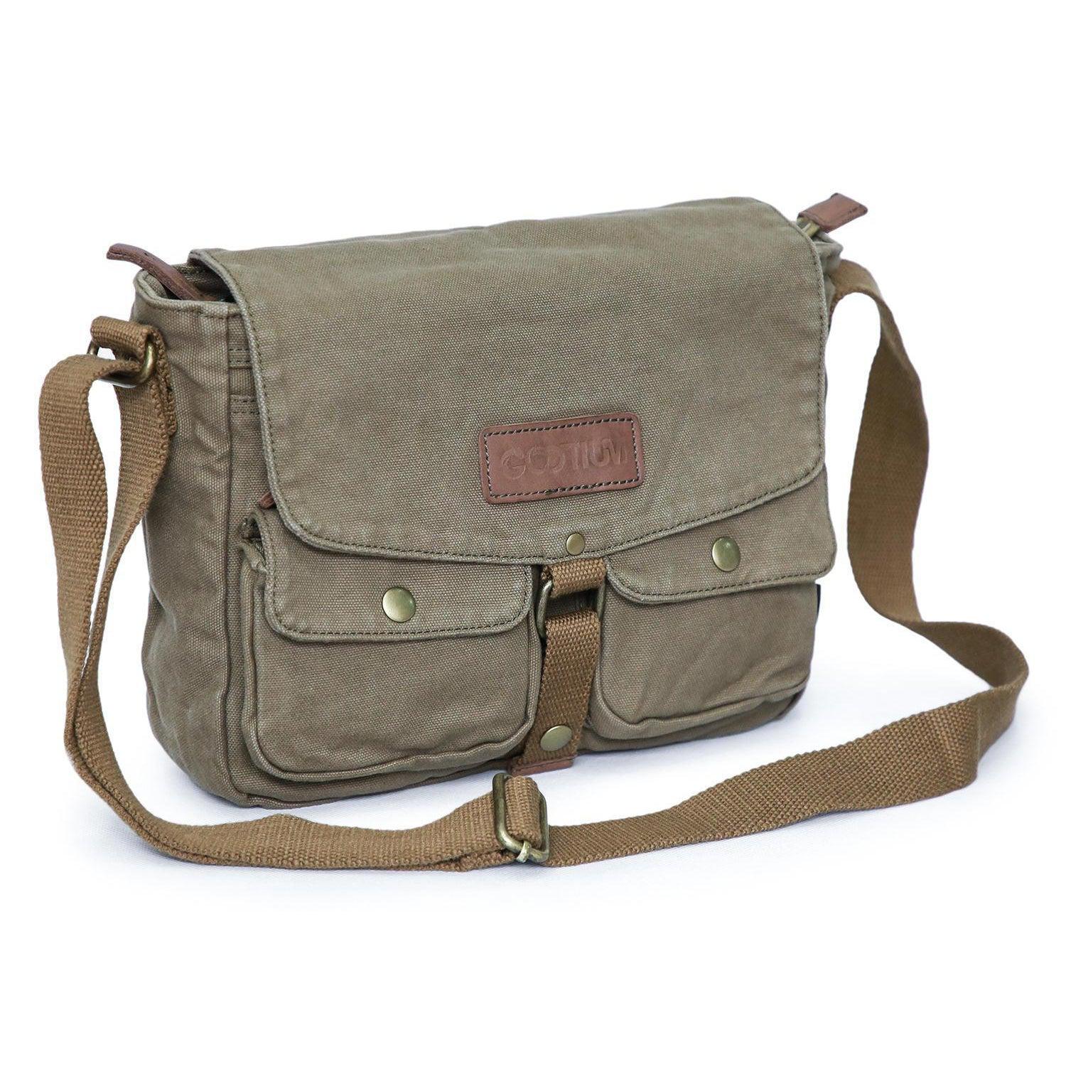 Gootium Canvas Messenger Bags #30624