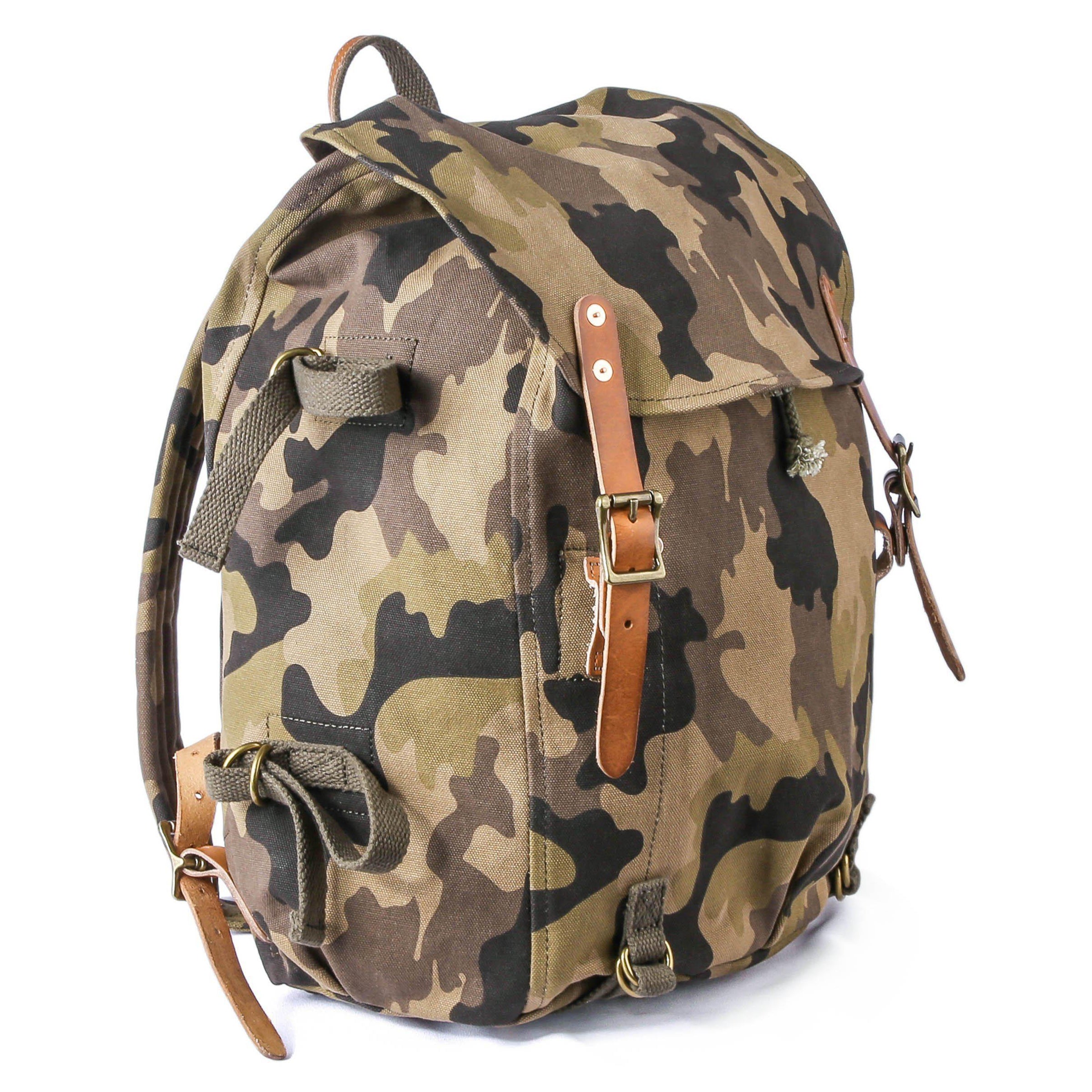Canvas Military Rucksack #80806 - Gootium