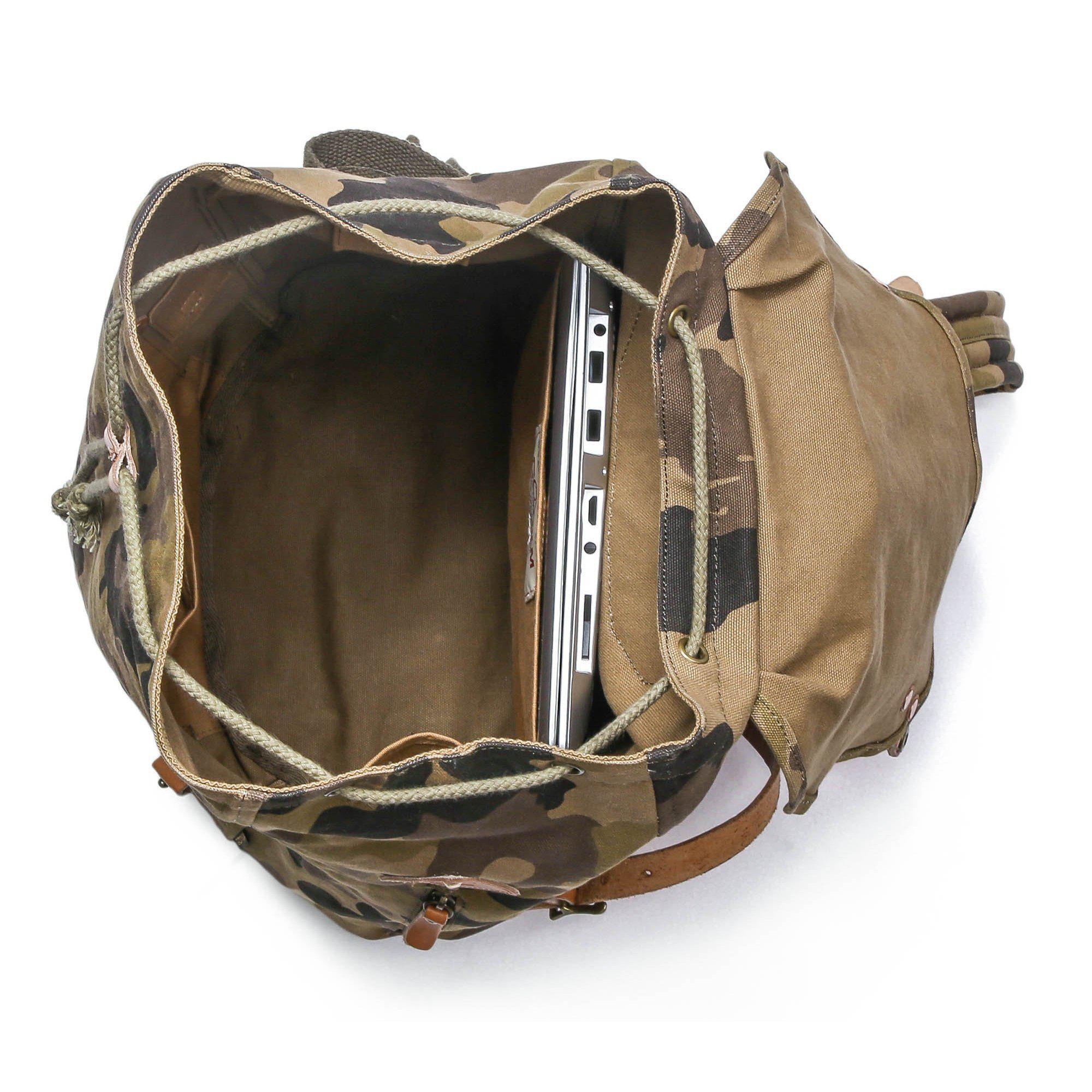 Basic Canvas Rucksack Canvas Backpack