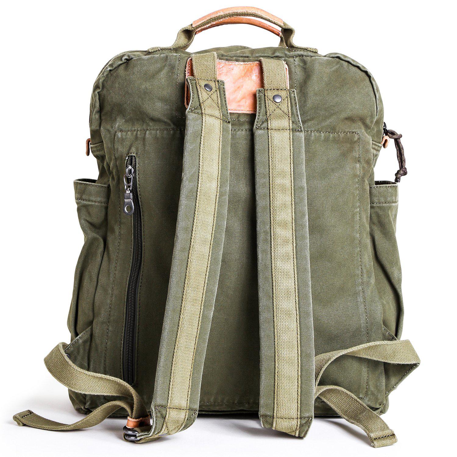 Gootium Canvas Zippered Backpack #G2001