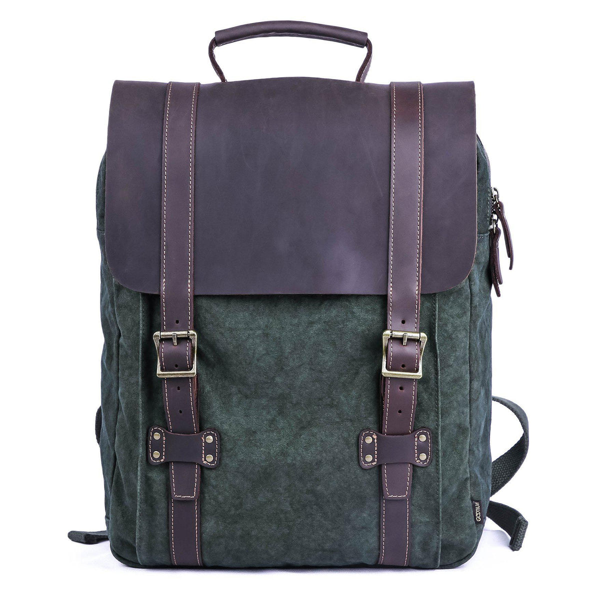 Gootium Leather Canvas Backpack #71102