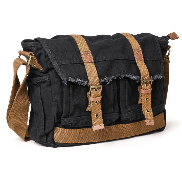 Gootium Canvas Frayed Style Messenger Bags #80808