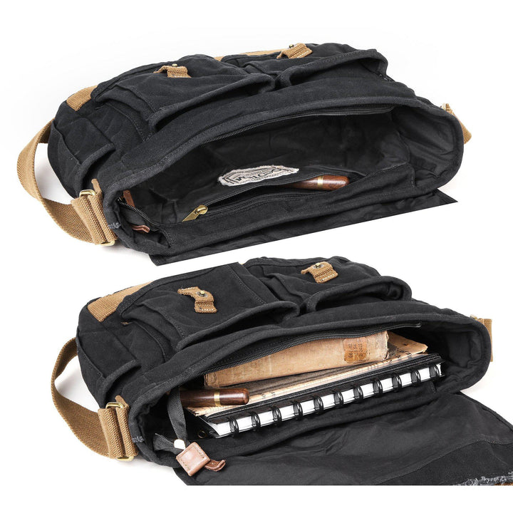 Gootium Canvas Frayed Style Messenger Bags #80808
